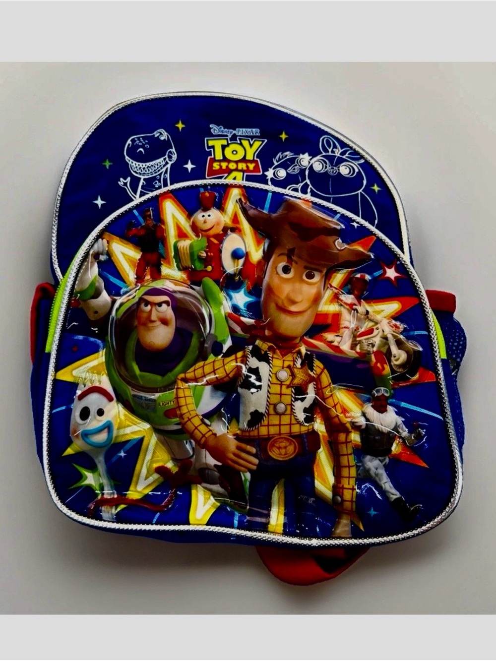 Disney Toy Story Kids Backpack - Blue with Woody & Buzz Graphics